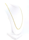 14k Solid Gold Necklace In Roundel Shape, 1.50 -2MM Size - SGGRC-159