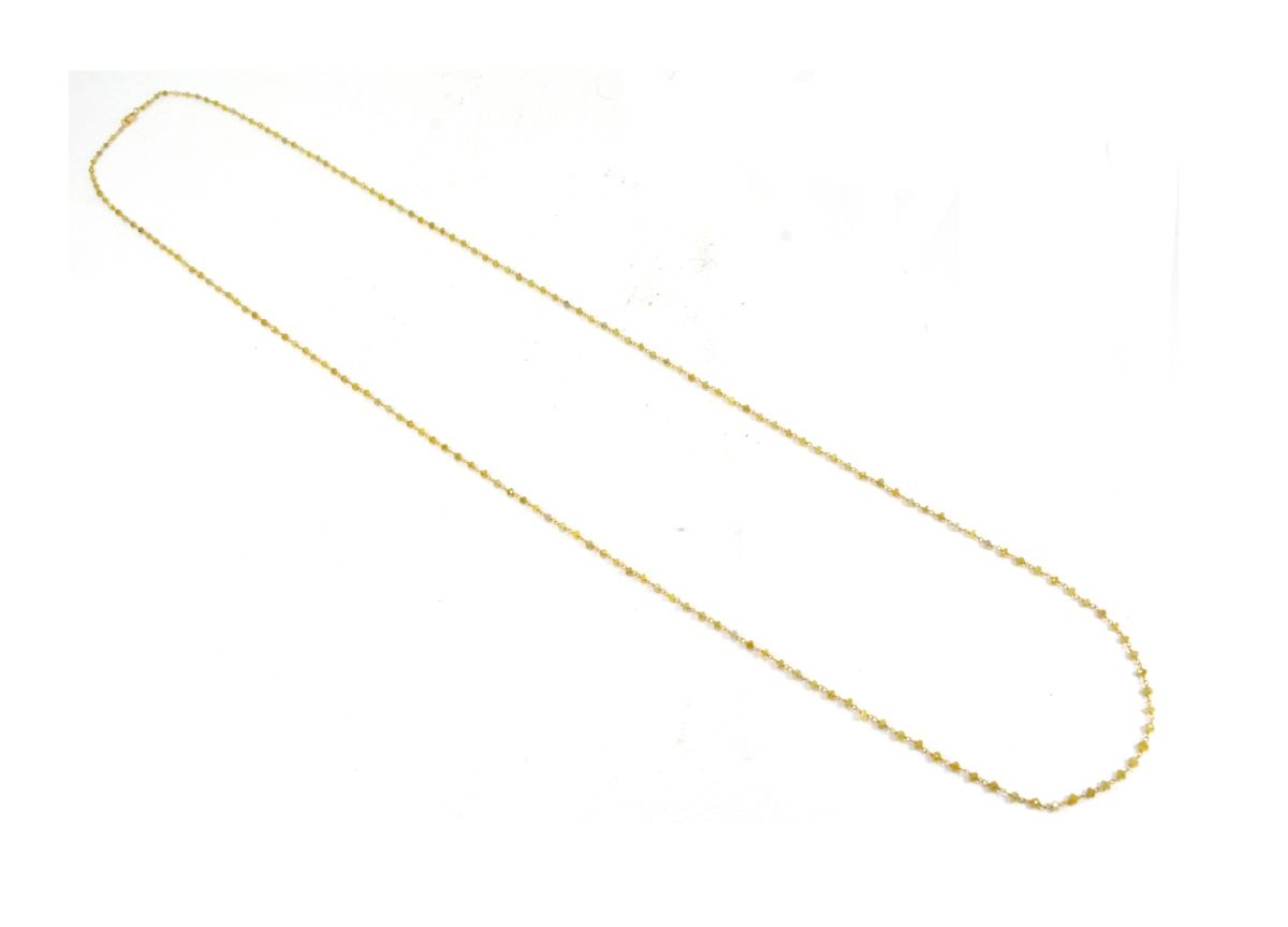 14k Solid Gold Necklace In Roundel Shape, 1.50 -2MM Size