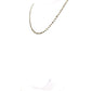 14k Solid Gold Necklace - Natural Yellow Diamond Stones, 2 - 3MM Size