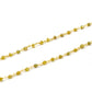 14k Solid Gold Necklace Studded With Natural Yellow Diamond Stones - SGGRC-161