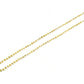18k Solid Gold Necklace In Roundel Shape With Natural Yellow Diamond Stones - SGGRC-162