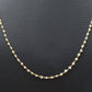 14k Solid Gold Necklace With Natural White Diamond Stones, 1.50 - 2MM - SGGRC-163