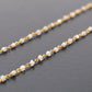 14k Solid Gold Necklace With Natural White Diamond Stones, 1.50 - 2MM - SGGRC-163