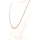 14k Solid Gold Necklace Studded With Natural Red Diamond Stone