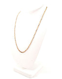 14k Solid Gold Necklace Studded With Natural Red Diamond Stone -  SGGRC-165