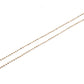 14k Solid Gold Necklace Studded With Natural Red Diamond Stone