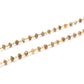14k Solid Gold Necklace Studded With Natural Red Diamond Stone -  SGGRC-165
