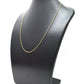 18k Solid Gold Necklace Studded With Natural White Diamond Stone -2MM, SGGRC-166