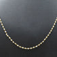18k Solid Gold Necklace Studded With Natural White Diamond Stone -2MM, SGGRC-166