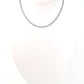 14k Solid Gold Necklace With Natural Diamond & Sapphire - 2MM, SGGRC-167