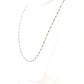 14k Solid Gold Necklace in Cube Shape With Black and Gray Stone - SGGRC-168