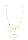 Amazingly 14k Solid Gold Necklace -Black And Grey Diamond Stone, 1.50 MM - SGGRC-169