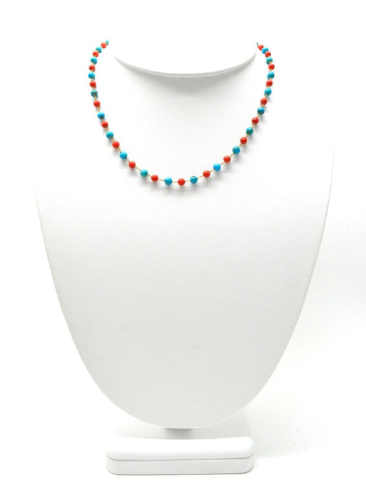 14k Solid Gold Necklace in Round shape - 4- 4.50 MM