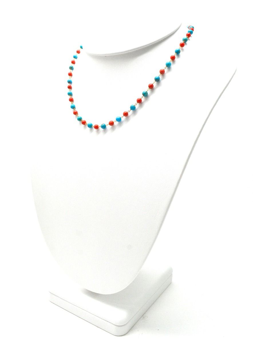 14k Solid Gold Necklace in Round shape - 4- 4.50 MM , SGGRC-173