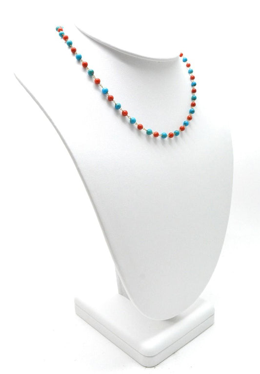 14k Solid Gold Necklace in Round shape - 4- 4.50 MM , SGGRC-173