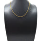14k Solid Gold Necklace In Roundel Shape - 2MM, SGGRC-183