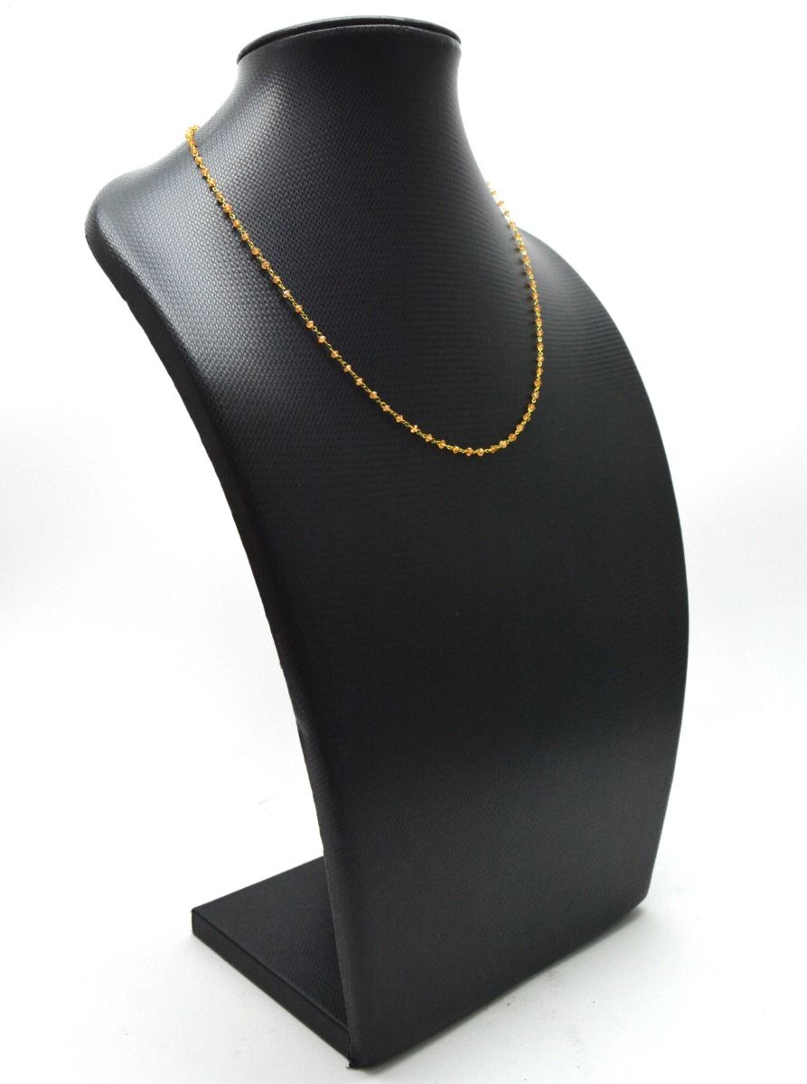 14k Solid Gold Necklace In Roundel Shape - 2MM, SGGRC-183