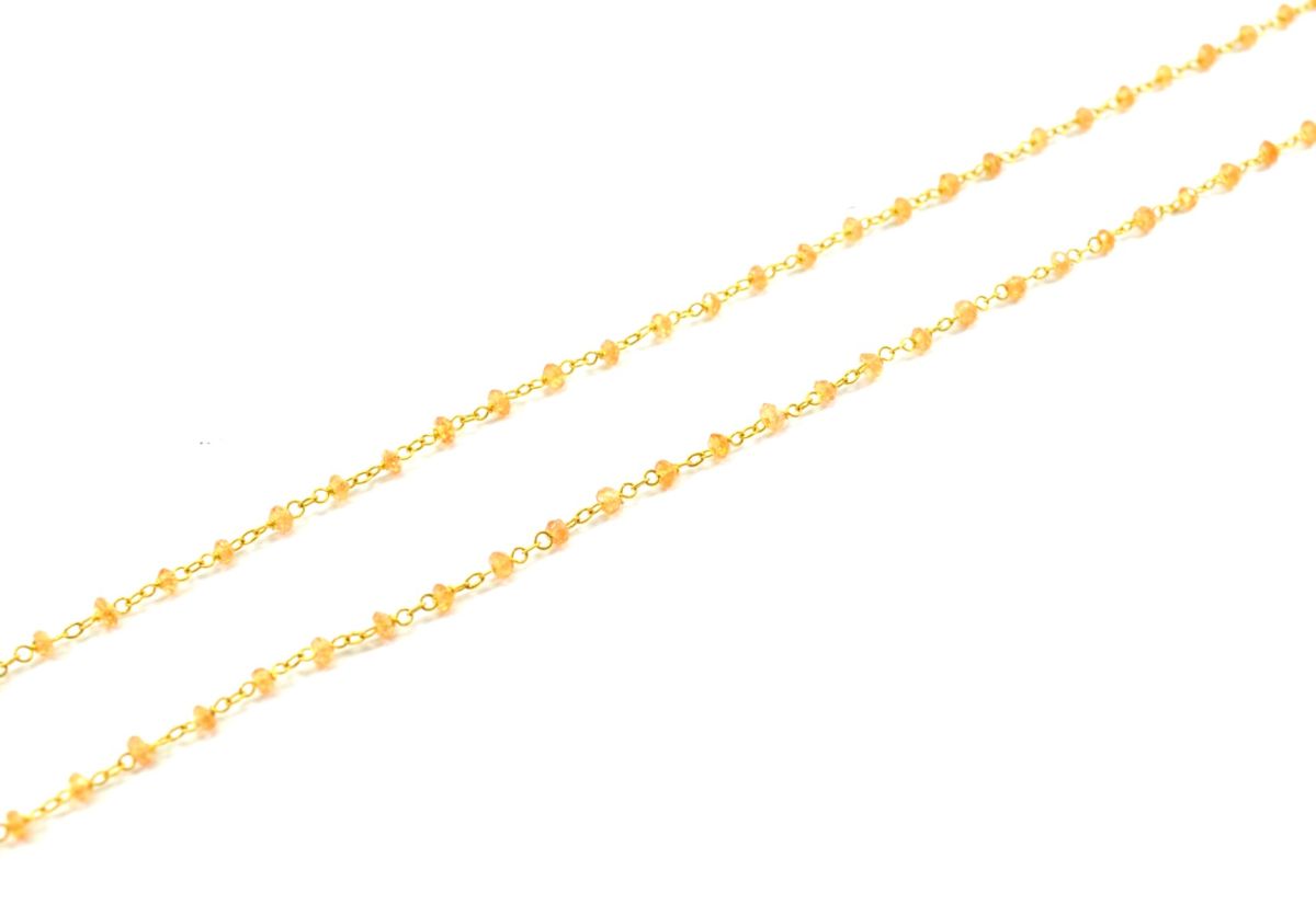 14k Solid Gold Necklace In Roundel Shape - 2MM, SGGRC-183
