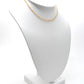 14k Solid Gold Necklace With AAA Quality in 2mm Size, SGGRC-186