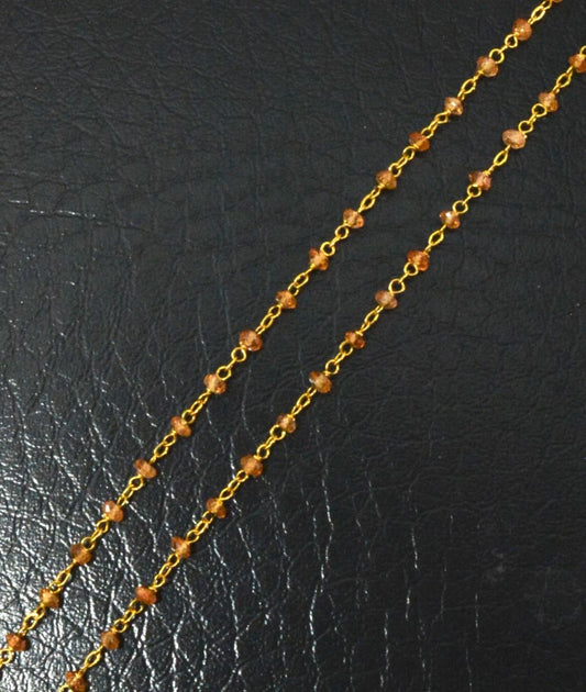 14k Solid Gold Necklace With AAA Quality in 2mm Size, SGGRC-186 - view 3