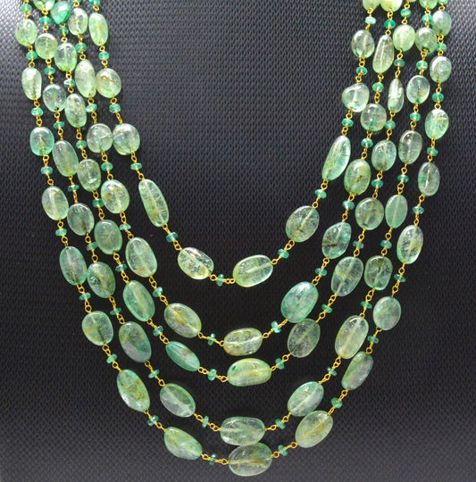 14k Solid Gold Necklace in Oval Shape - 6.50x5.50-12.00x7.50mm, SGGRC-188 - view 3