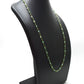 14k Solid Gold Necklace Studded With Natural Emerald Stone - 6.00x4.50mm
