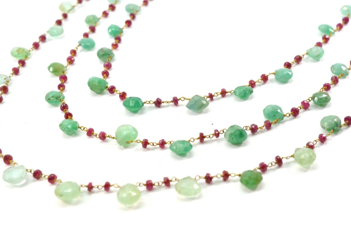 14k Solid Yellow Gold Necklace In Roundel Shape - Roundel-2.00mm, SGGRC-193