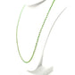 14k Solid Gold Necklace With Natural Tsavorite Stone - SGGRC-194