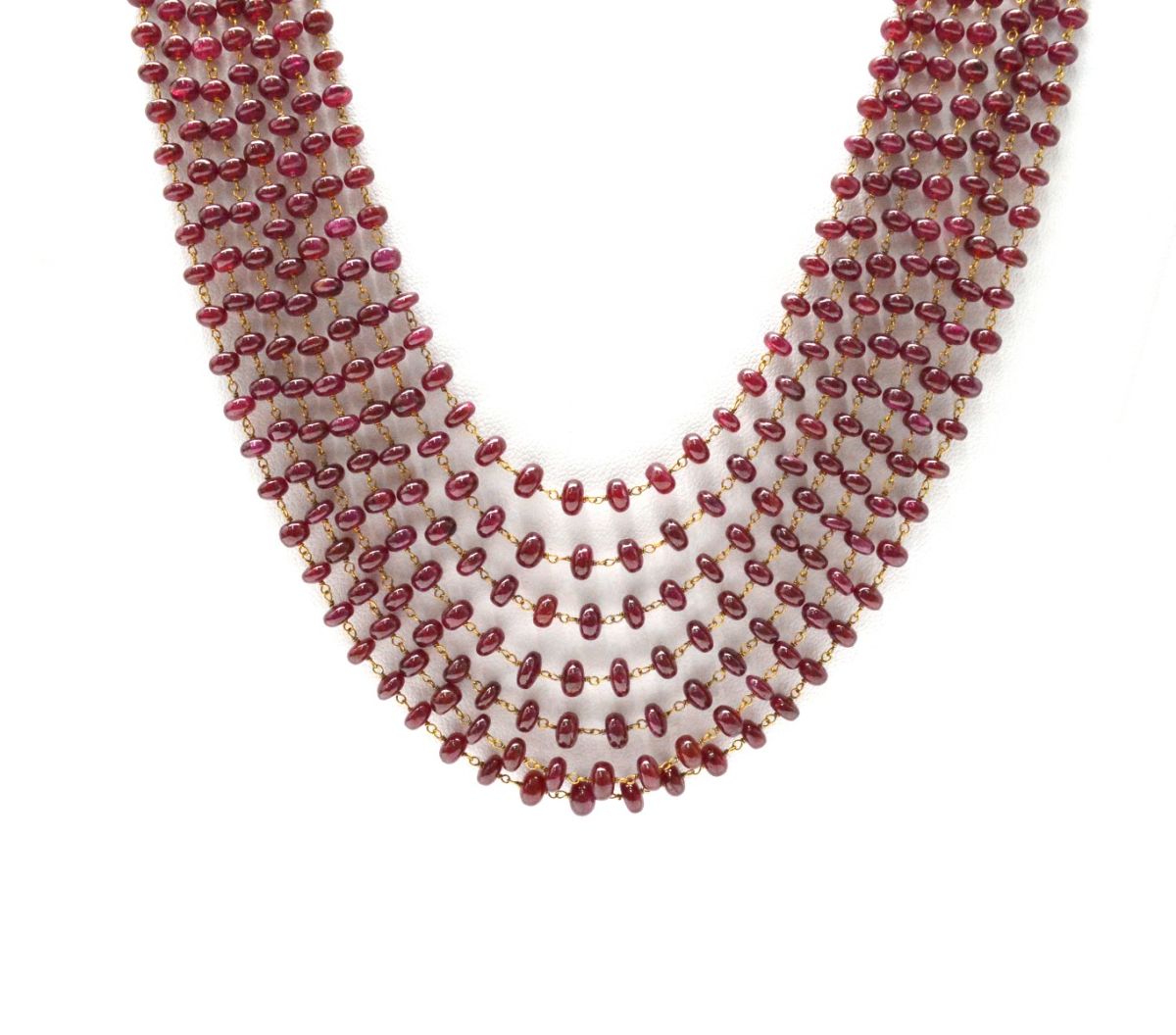 14k Solid yellow Gold Necklace In 4.00 - 6.00 MM Size, SGGRC-207