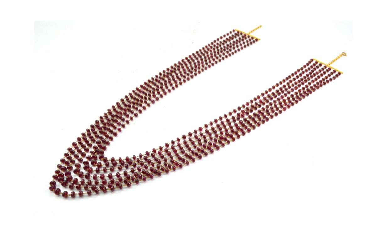 14k Solid yellow Gold Necklace In 4.00 - 6.00 MM Size, SGGRC-207