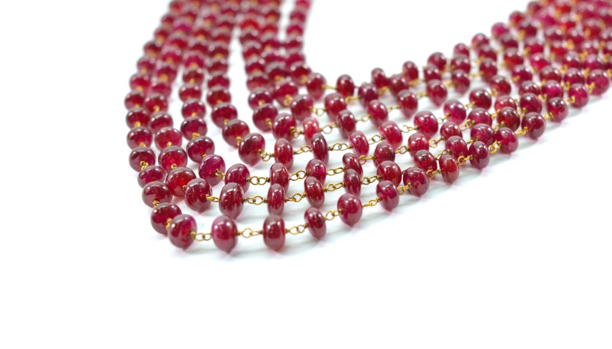 14k Solid yellow Gold Necklace In 4.00 - 6.00 MM Size