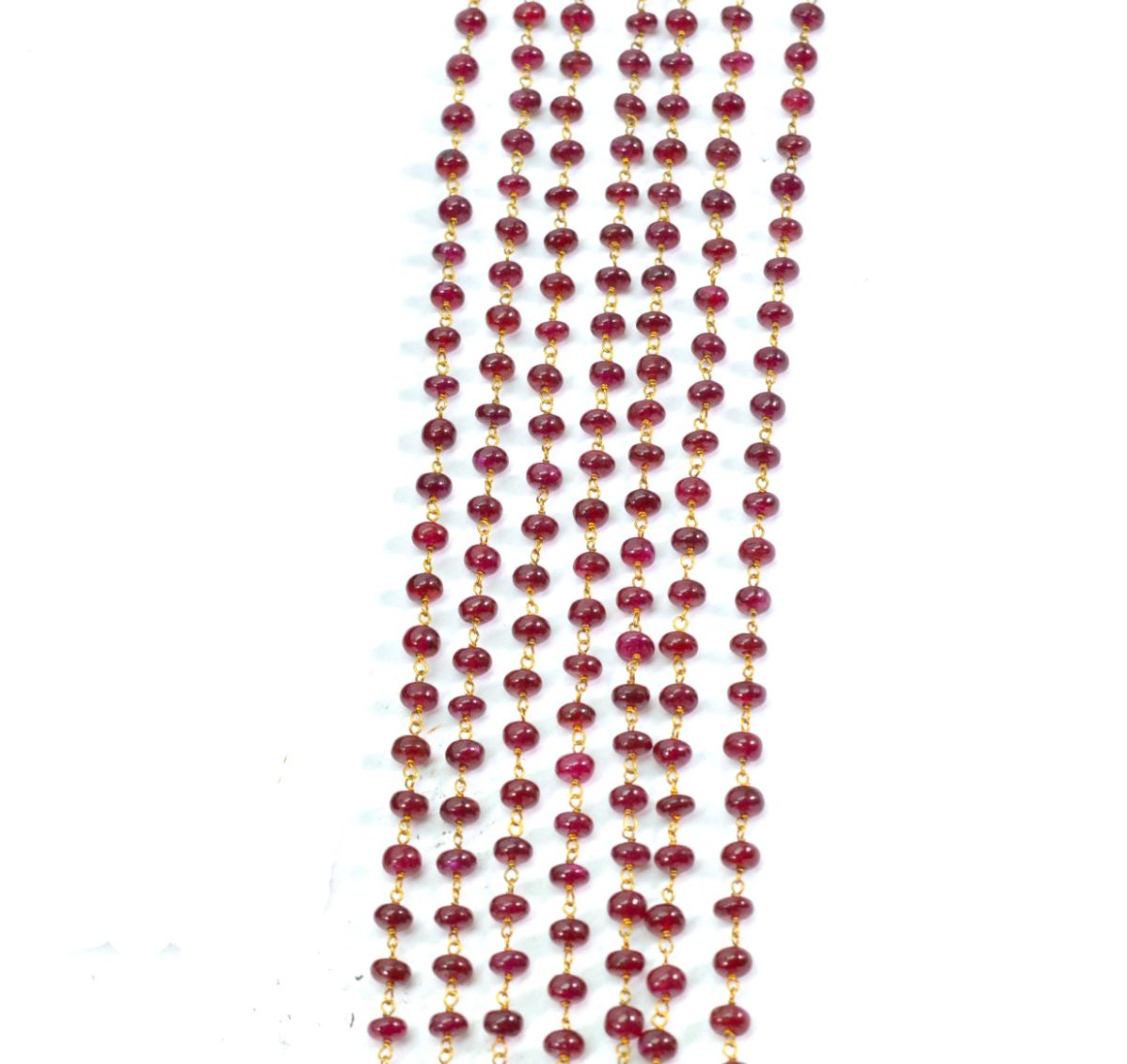 14k Solid yellow Gold Necklace In 4.00 - 6.00 MM Size, SGGRC-207