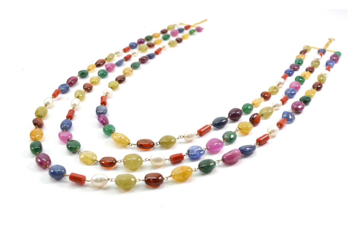 Lovely 14k Solid yellow Gold Necklace With AAA Quality -  SGGRC-208