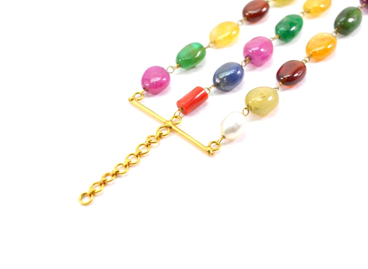 Lovely 14k Solid yellow Gold Necklace With AAA Quality -  SGGRC-208