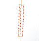 Wonderful 14k Solid yellow Gold Bracelet With Coral Stone