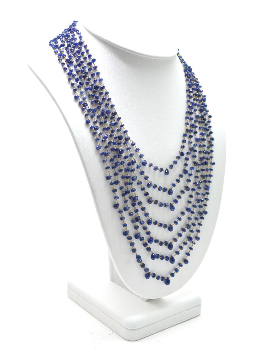 14k Solid yellow Gold Necklace With AAA Quality In 3.00 -4.00MM