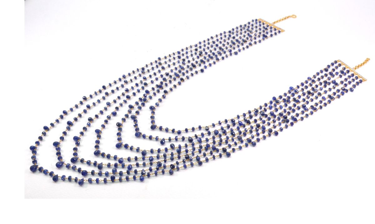 14k Solid yellow Gold Necklace With AAA Quality In 3.00 -4.00MM , SGGRC-214