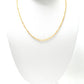 Impressive 14k Solid yellow Gold Necklace In 2mm Size