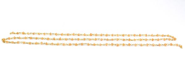 Impressive 14k Solid yellow Gold Necklace In 2mm Size