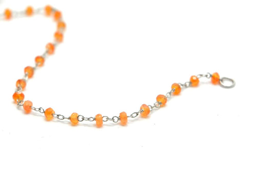14k Solid yellow Gold Necklace With AAA Quality - 2.50 MM, SGGRC-216 - view 3