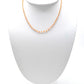 14k Solid yellow Gold Necklace With Natural Cornelian Stones - 2.50 MM, SGGRC-217
