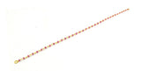 14k Solid yellow Gold Necklace With AAA Quality - 2MM Size,  SGGRC-219