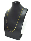 14k Solid yellow Gold Necklace With AAA Quality - 2.50 MM Size,  SGGRC-222
