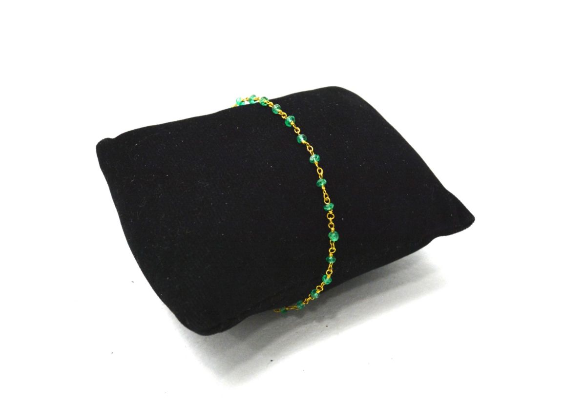 Gorgeous 14k Solid yellow Gold Necklace In Roundel Shape - 2mm, SGGRC-223