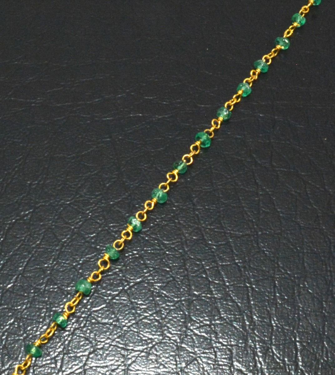 Gorgeous 14k Solid yellow Gold Necklace In Roundel Shape - 2mm