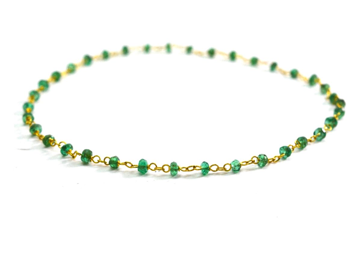 Graceful 14k Solid yellow Gold Necklace In 2.50MM Size