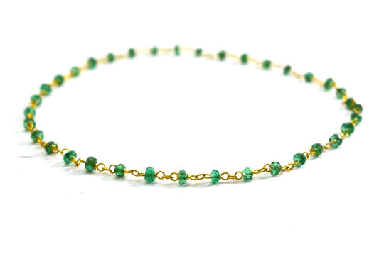 Graceful 14k Solid yellow Gold Necklace In 2.50MM Size