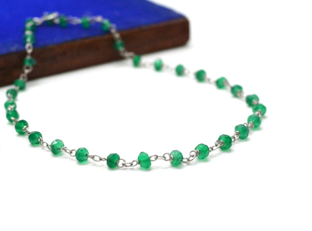 Beautiful 14k Solid yellow Gold Necklace In Roundel Shape, 2.50 MM - SGGRC-225