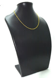 Wonderful 14k Solid yellow Gold Necklace With Yellow Sapphire Stones