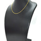 Wonderful 14k Solid yellow Gold Necklace With Yellow Sapphire Stones
